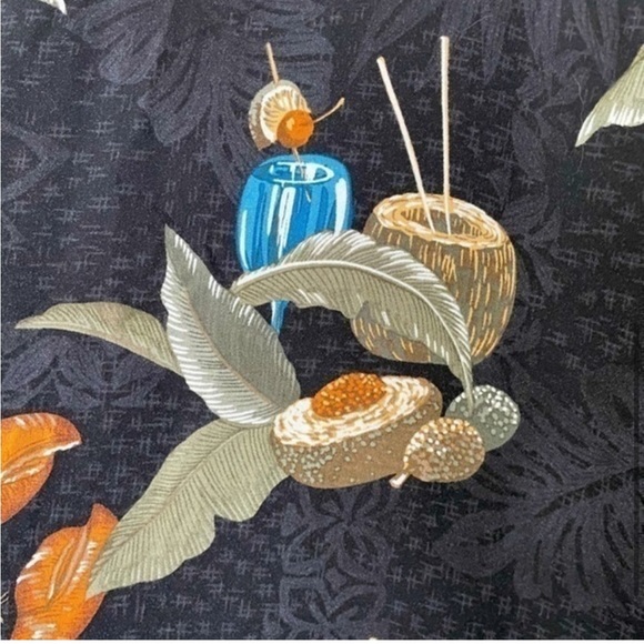 Croft&Barrow Casual Vacation Cocktail Short Sleeve Shirt XL - Picture 5 of 7